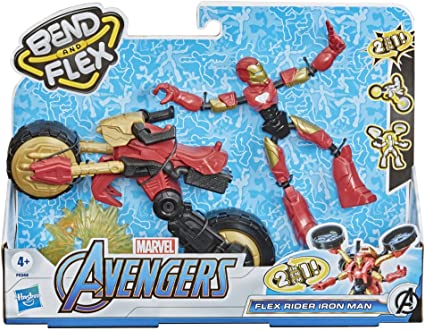 MARVEL AVENGERS FLEX RIDERS IRON MAN