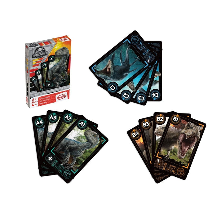 Jurassic World Crazy Eights - Shuffle - Toys101