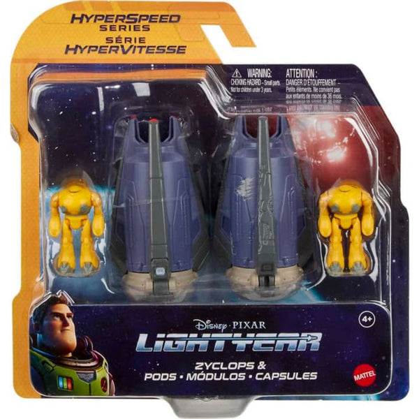 Disney Pixar Light Year Hyperspeed Series Zyclops And Pods