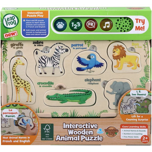 LeapFrog Interactive Wooden Animal Puzzle