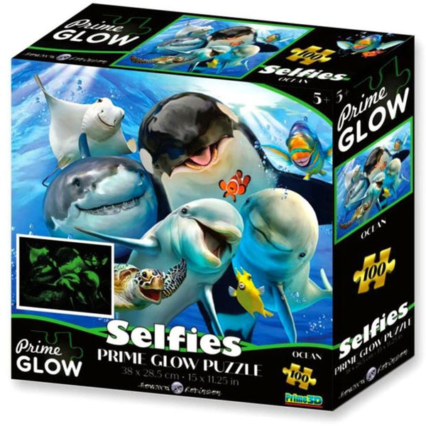 Prime 3D Puzzle Prime Glow Selfies Ocean (100pc)