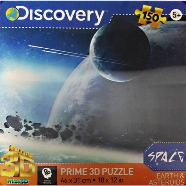 Prime 3D Discovery Earth & Asteroids 150 Piece Puzzle